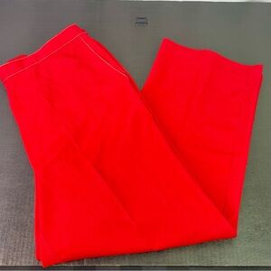 Vintage Alfred Dunner Red Elastic Waist Pants Size 14 Petite
